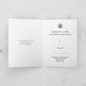 Katholische Beileid Mass, die Jesus bietet Karte (Innenseite)