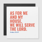 Katholische Bibelzitat Wir werden dem Lord Magnet (Vorne/Hinten)