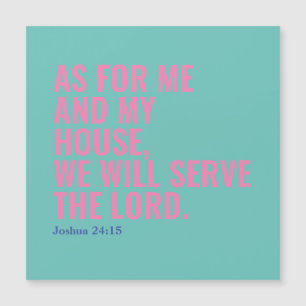 Katholische Bibelzitat Wir werden dem Lord Magnet 