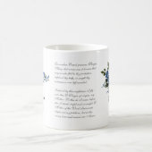 Katholische Blaue Rose Crucifix Gebet Bridesmaid Kaffeetasse (Mittel)