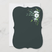 Katholische Brautdusche Einladungen Blume überquer (Rückseite)