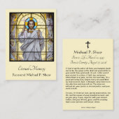 Katholische Byzantinische Jesus Ostbeerdigung Heil Visitenkarte (Vorne/Hinten)