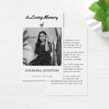 Katholische Christliche Beerdigungskarte