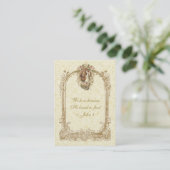 Katholische Christliche Gastgeschenk Hochzeit Visitenkarte (Stehend Vorderseite)