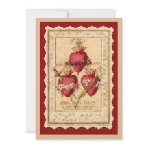 Katholische Drei Herzen Jesus Mary Joseph Gebet