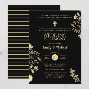Katholische Einladungen zur Hochzeit - Eltern name