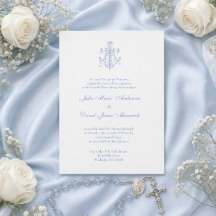 Katholische Elegant Religiöse Mary Wedding Einladung