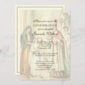 Katholische Elegante Wallfahrtskirche Einladung (Vorne/Hinten)