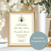 Katholische Elfenbeinküche Herz von Mary Wedding Einladung