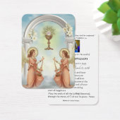 Katholische Engel Beerdigung Gedenkkarte (Schreibtisch)