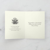 Katholische Erste Heilige Kommune Jesus Angels Kar Karte (Innenseite)