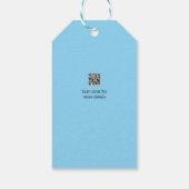 Katholische erste heilige Kommunion einfache QR mi Geschenkanhänger (Rückseite)