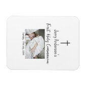 Katholische erste heilige Kommunion einfache QR mi Magnet (Horizontal)