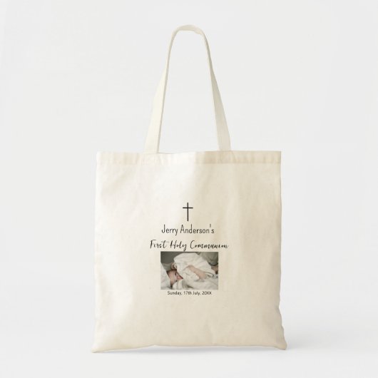 Katholische erste heilige Kommunion einfache QR mi Tragetasche (Vorne)