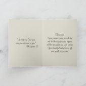 Katholische Erste Heilige Kommunion RosaryVielen D Dankeskarte (Innenseite)