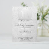 Katholische Erste Kommunion Eucharistisches Graude Einladung (Stehend Vorderseite)