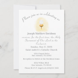 Katholische Erstkommune Einladung