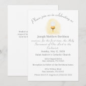 Katholische Erstkommune Einladung (Vorne/Hinten)