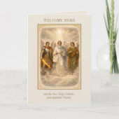 Katholische ERZENGEL Karte (Vorderseite)