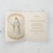 Katholische ERZENGEL Karte (Innenseite)