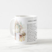 Katholische Eucharistin Adoration Anima Christi Ge Kaffeetasse (Vorderseite Links)