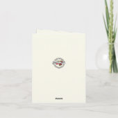 Katholische Eucharistisch-Host-Gold-Monstrance-Ros Karte (Rückseite)