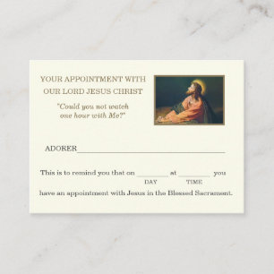 Katholische Eucharistische Bewunderung Jesus Ernen Visitenkarte