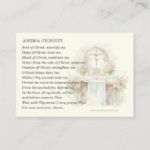 Katholische Eucharistische Bewunderung Jesus Gebet Platzkarte (Rückseite)