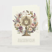 Katholische Eucharistische Host-Skripte Gebet Karte (Vorderseite)