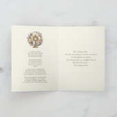 Katholische Eucharistische Host-Skripte Gebet Karte (Innenseite)