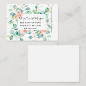 Katholische Eukalyptus Visitenkarte (Vorne/Hinten)