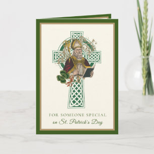 Katholische Freundschaft St. Patrick's Day Kleeblä Karte