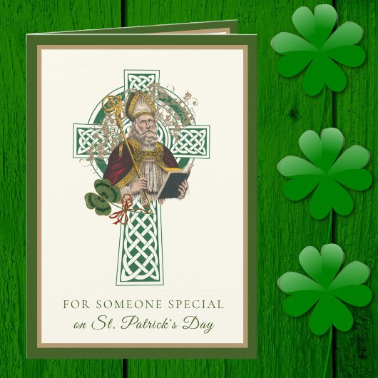 Katholische Freundschaft St. Patrick's Day Kleebla Karte