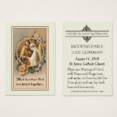 Katholische Gastgeschenk Hochzeit Braut Groom Heil (Vorne & Hinten)