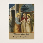 Katholische Gastgeschenk Hochzeit Braut Groom Heil (Vorderseite)