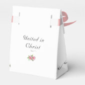 Katholische Gastgeschenk Hochzeit der Rose Geschenkschachtel (Rückseite)