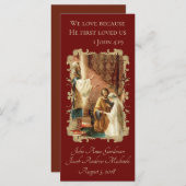 Katholische Gastgeschenk Hochzeit-Drehbuch Gold-Ma (Vorne/Hinten)