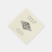 Katholische Gastgeschenk Hochzeit Heilige Familie Serviette (Ecke)