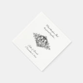 Katholische Gastgeschenk Hochzeit Heilige Familie  Serviette (Ecke)