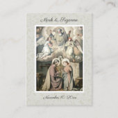 Katholische Gastgeschenk Hochzeit Heilige Familie Visitenkarte (Vorderseite)