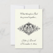 Katholische Gastgeschenk Hochzeit Heilige Familien Dankeskarte (Vorderseite)