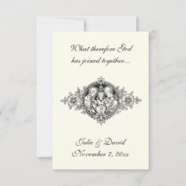 Katholische Gastgeschenk Hochzeit Heilige Familien Dankeskarte