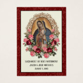 Katholische Gastgeschenk Hochzeit Heilige Karte Gu (Vorderseite)