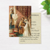 Katholische Gastgeschenk Hochzeit Heiliger Kartenb (Schreibtisch)