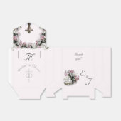 Katholische Gastgeschenk Hochzeit Rosa und Weiß Geschenkschachtel (Ungefaltet)
