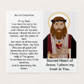 Katholische Gebete an Jesus (Außenseite Aufgefaltet)