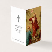 Katholische Gebets-Karten | Christus hat Visitenkarten (Vorderseite)