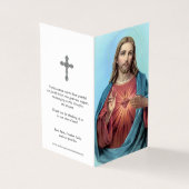 Katholische Gebetskarte | Das liebste Herz (Vorderseite)