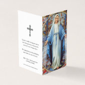 Katholische Gebetskarte | Hail Mary (Vorderseite)