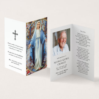 Katholische Gebetskarte | Hail Mary